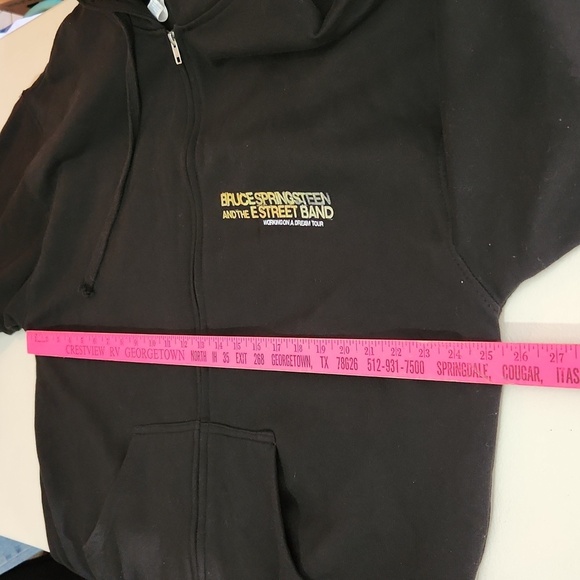 Bruce Springsteen Jacket E Stream band hoodie size 2x working on a dream tour - Picture 9 of 9
